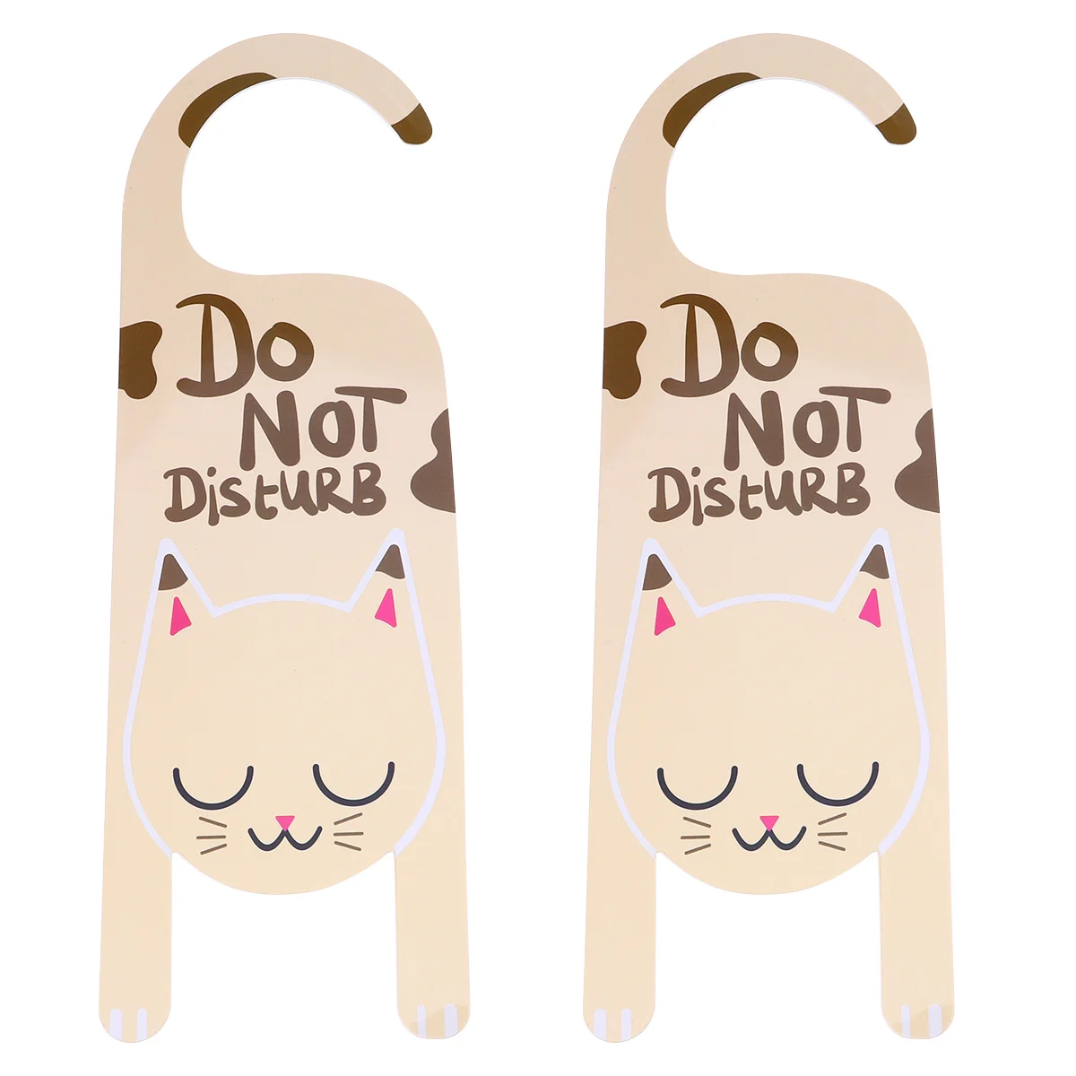 2 Pcs Hanging Decorations Coat Hangers The Sign Wall Ornaments Door Baby Handle