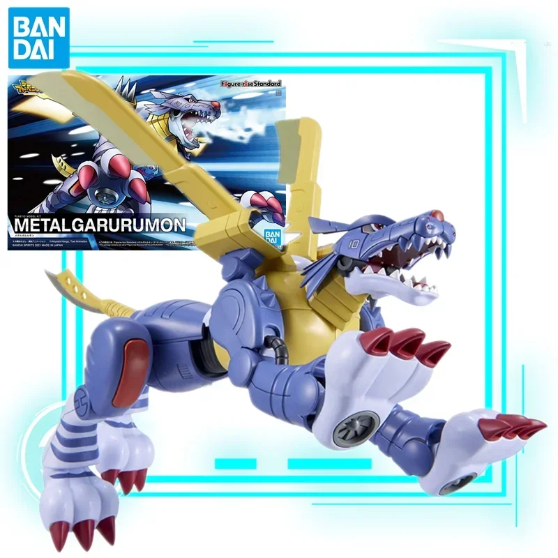 

Оригинальная фигурка Bandai, набор моделей приключений Digimon, аниме фигурка, металлические фигурки Garurumon, коллекционная игрушка, подарок для детей