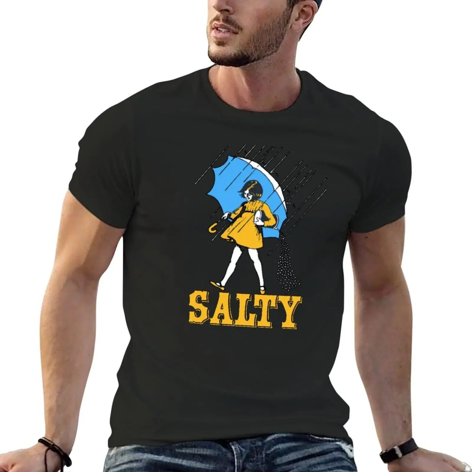 

Don’T Be A Salty T-Shirt graphics blacks vintage t shirt men