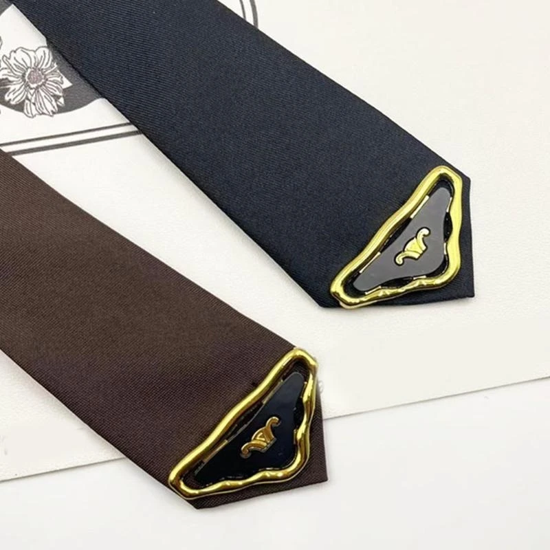 652F Campus Preppy Neck Tie Student Uniform Charm Triangular Charm