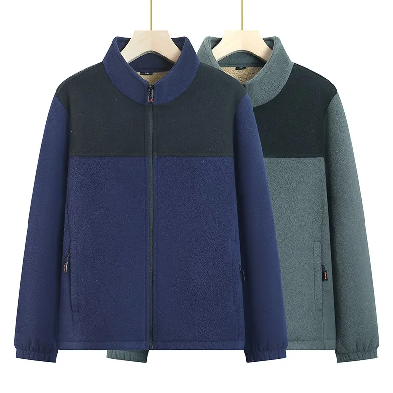 

Quality Warm Color Blocked Cotton Jacket Autumn Winter Luxury Style Basic Cotton Jacket 2025 Retro Jacket Men's Jacket