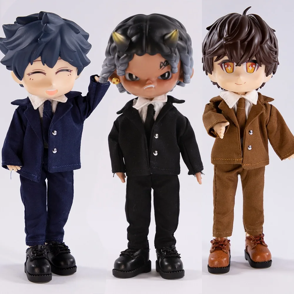 Ob11 vestiti per bambini giacca e gilet stile giacca a vento stile 1/12 BJD GSC molly P9 vestiti per bambole