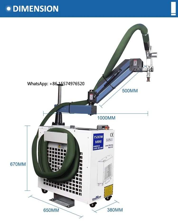 5 in 1 Welder 2000W Welding Machine Fiber  Industrial Rust Remove Welding Cutting Machine Battery Welding