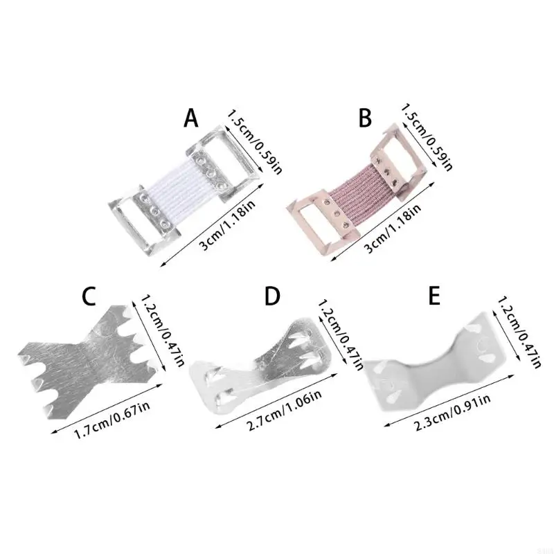 100 PCS مقاطع ضمادة مرنة مقاطع اللفة القابلة للاستبدال #6