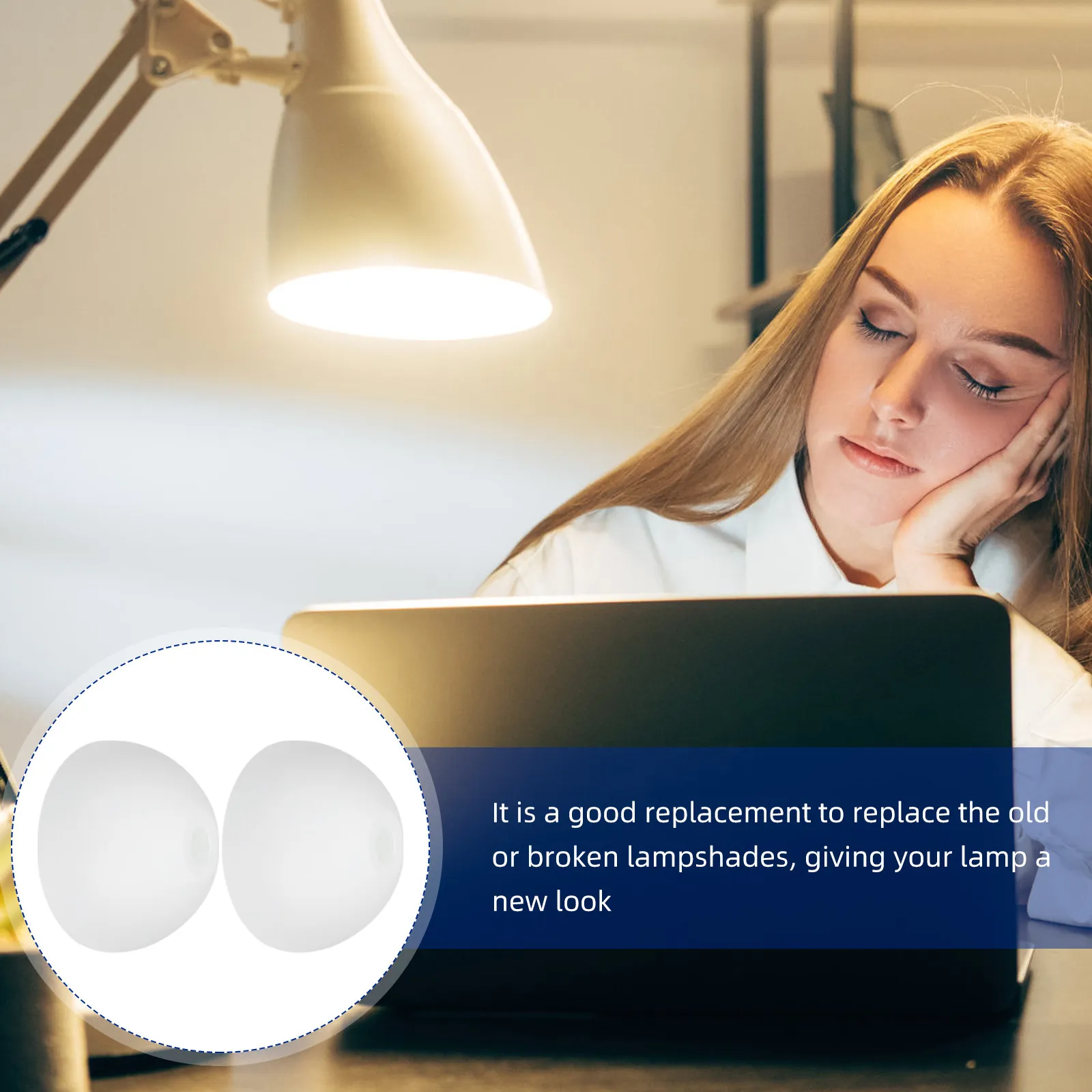 

2 шт. пластиковых плафонов для лампы в форме гриба, простые и элегантные, для настольных, прикроватных ламп, замена плафонов, рассеивающие свет, для домашнего декора