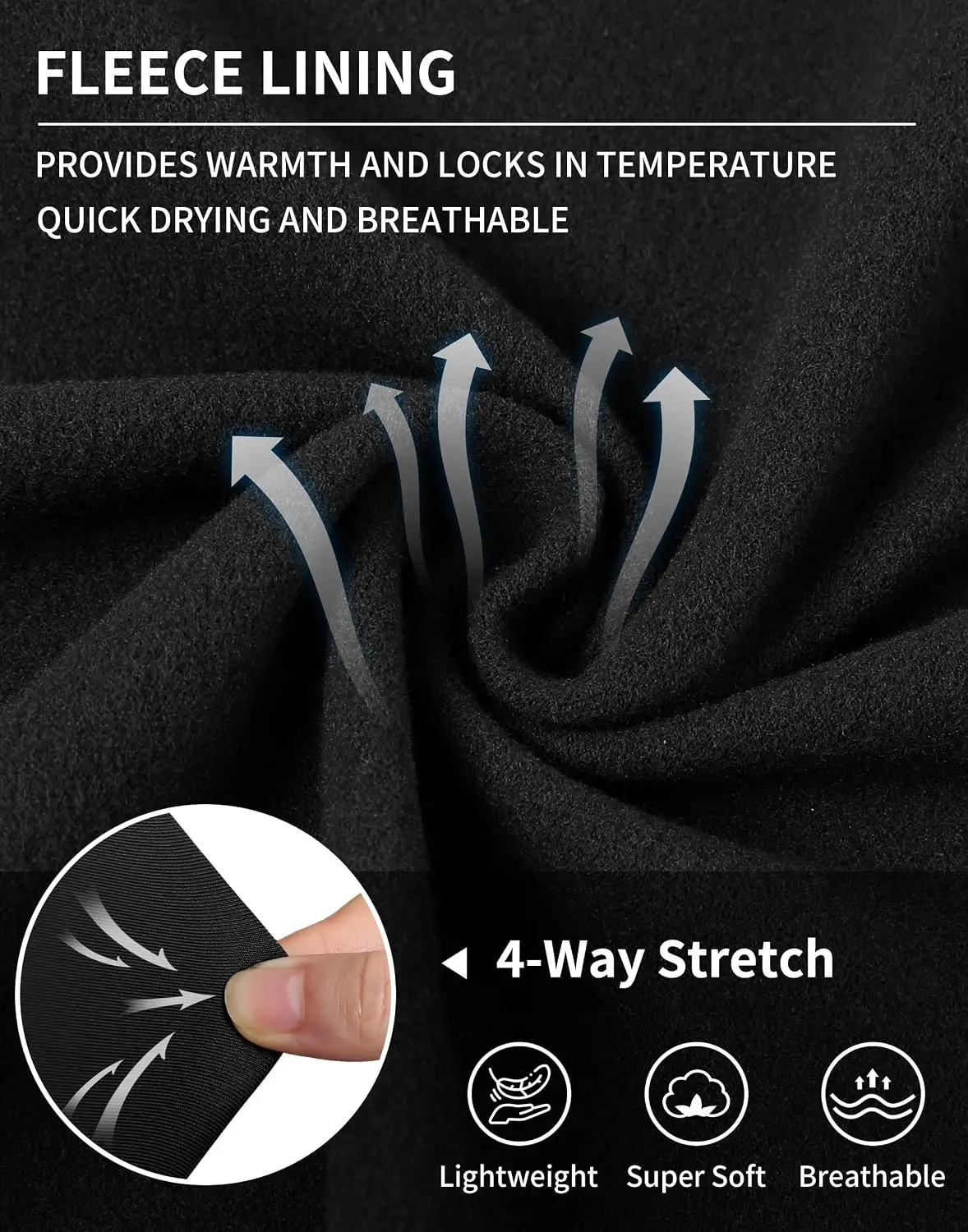 Pioneer Camp Women's Quarter Zip Pullover Long Sleeve Thermal Fleece Lining Lightweight Athletic Tops for Running Golf view 4