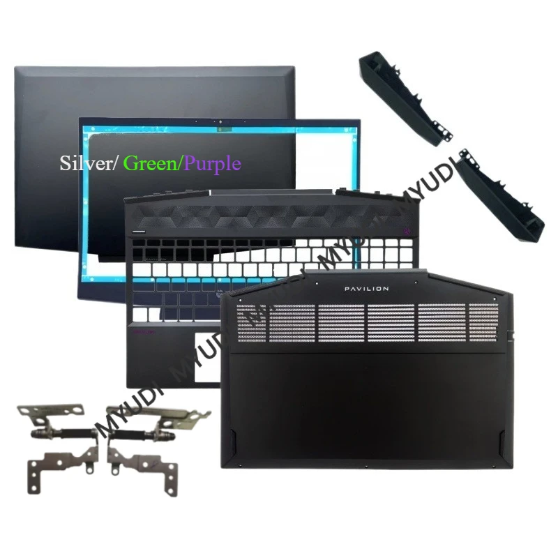 New Shell For HP Pavilion 15-DK Cover 15-dk0015la TPN-C141 Laptops Screen Casing Bezel Palmrest Upper Top Lid Bottom Case Repair