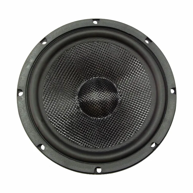 Iron frame High quality Glass fiber cone+Rubber edge 6.5Inch 58Hz-10KHz Car Audio Midbass Speaker Rated Power 30W 4Ω/8Ω Optional