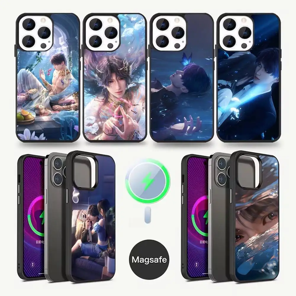 

Love And Deepspace Rafayel Phone Case For iPhone 16,15,14,13,12,11,Pro,Max,Plus,Mini,Magsafe,Magnetic Wireless Charging Case