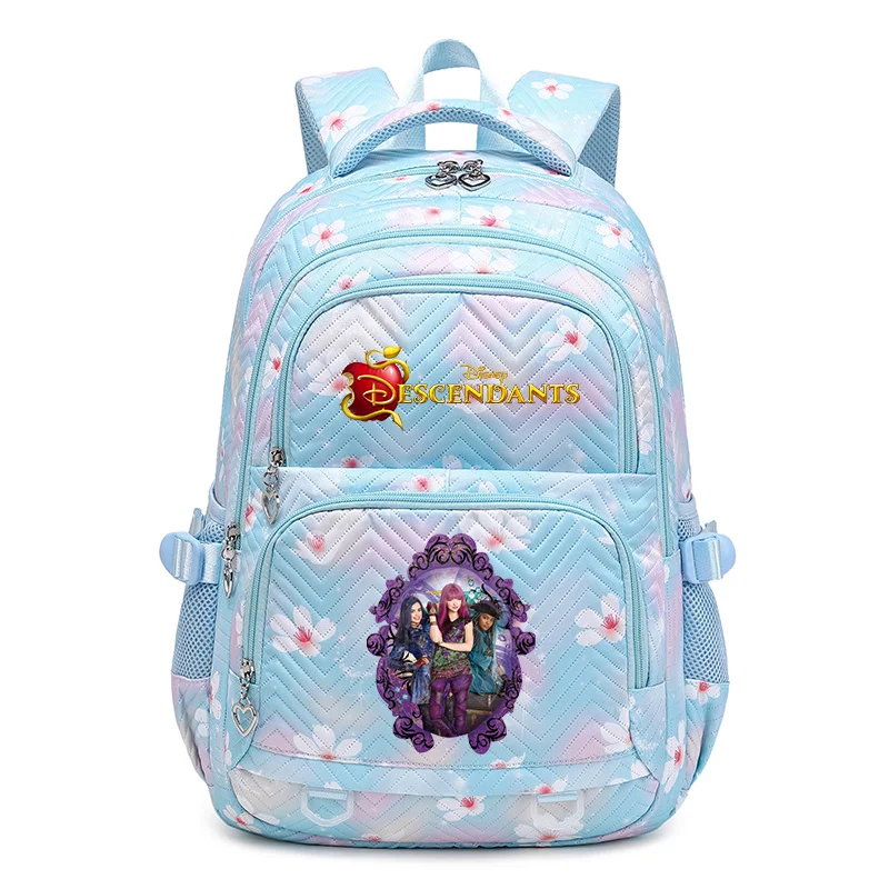 Disney Descendentes Mochila Impermeável para Mulheres, Bolsa de Viagem Feminina, Mochila para Adolescentes, Bookbag