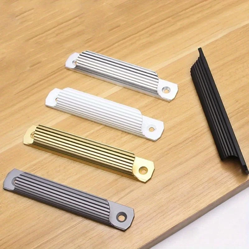 2pcs Sliding Door Handle Aluminum Alloy Cabinet Door Furniture Drawer Cabinet Pull