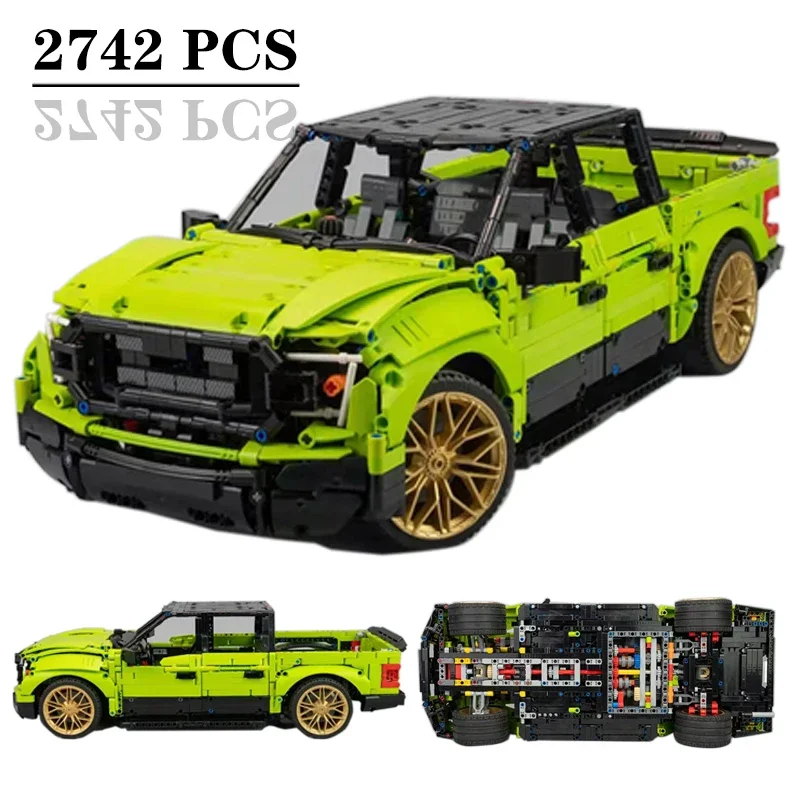 Nieuwe Moc-78624 F150 Supercar 42115 Model B Gemonteerd bouwsteenmodel • 2742 onderdelen Volwassen kinderen Verjaardag Speelgoedcadeau