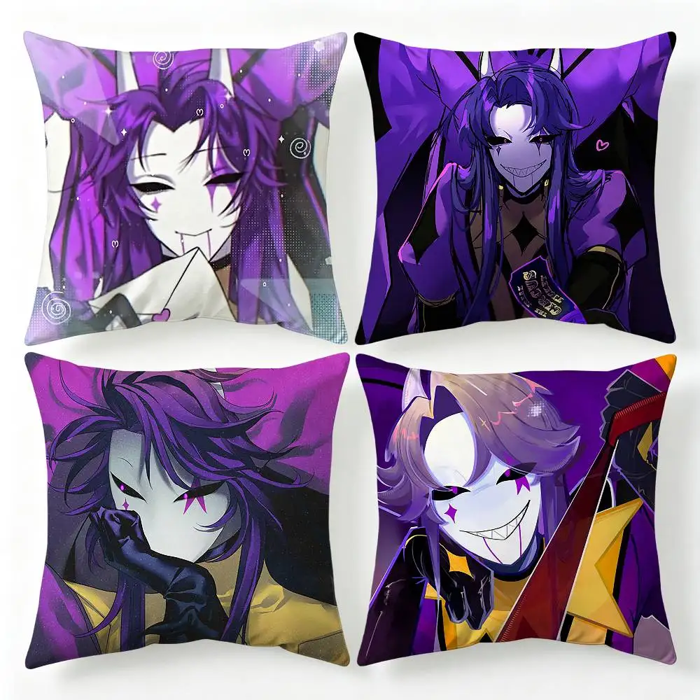 Game Anime The F-Freak C-Circus Jester Various Sizes Square Pillow Case For Car Home Bedchamber Decor