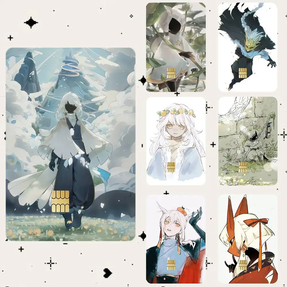 

S-Sky Children Of The Light HD Waterproof Card Skins Protective Stickers for Credit Bank Game Cards