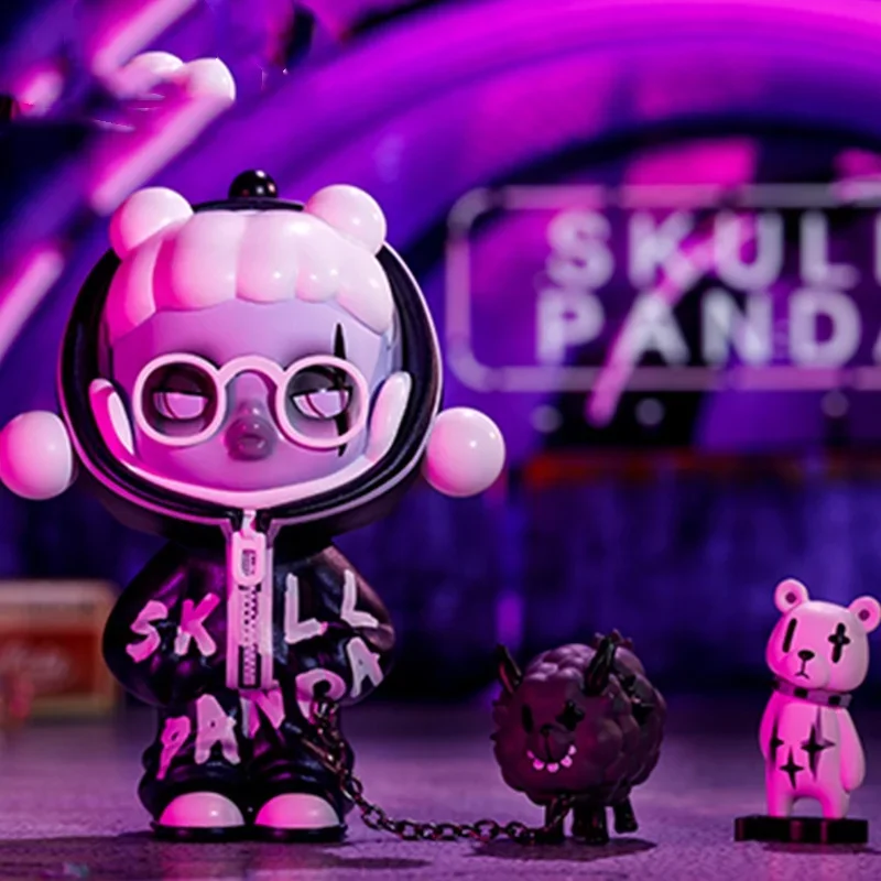 POP MART Skullpanda Panda Series Blind Box Toys surprise box for Dolls Mystery kawaii Action Figure Model Toys Gift