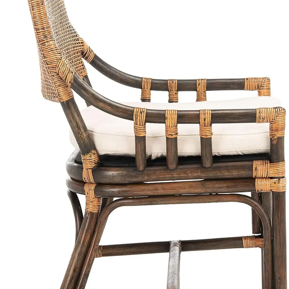 وسادة بيضاء طبيعية للمنزل، مناسبة للمعيشة وتناول الطعام وغرفة النوم والمكتب بأسلوب الروطان