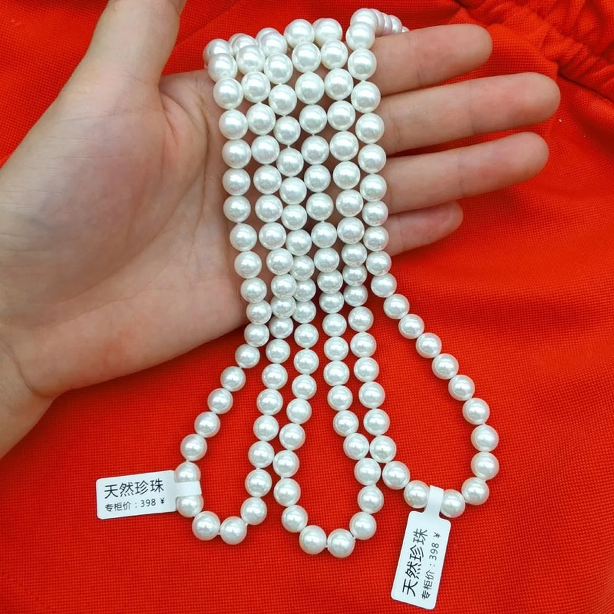 Classic Elegant White 8 mm Diameter Pearl Necklace for Women Men Girls Teens Wedding Banquet Necklaces 2022 Trend New Arrival