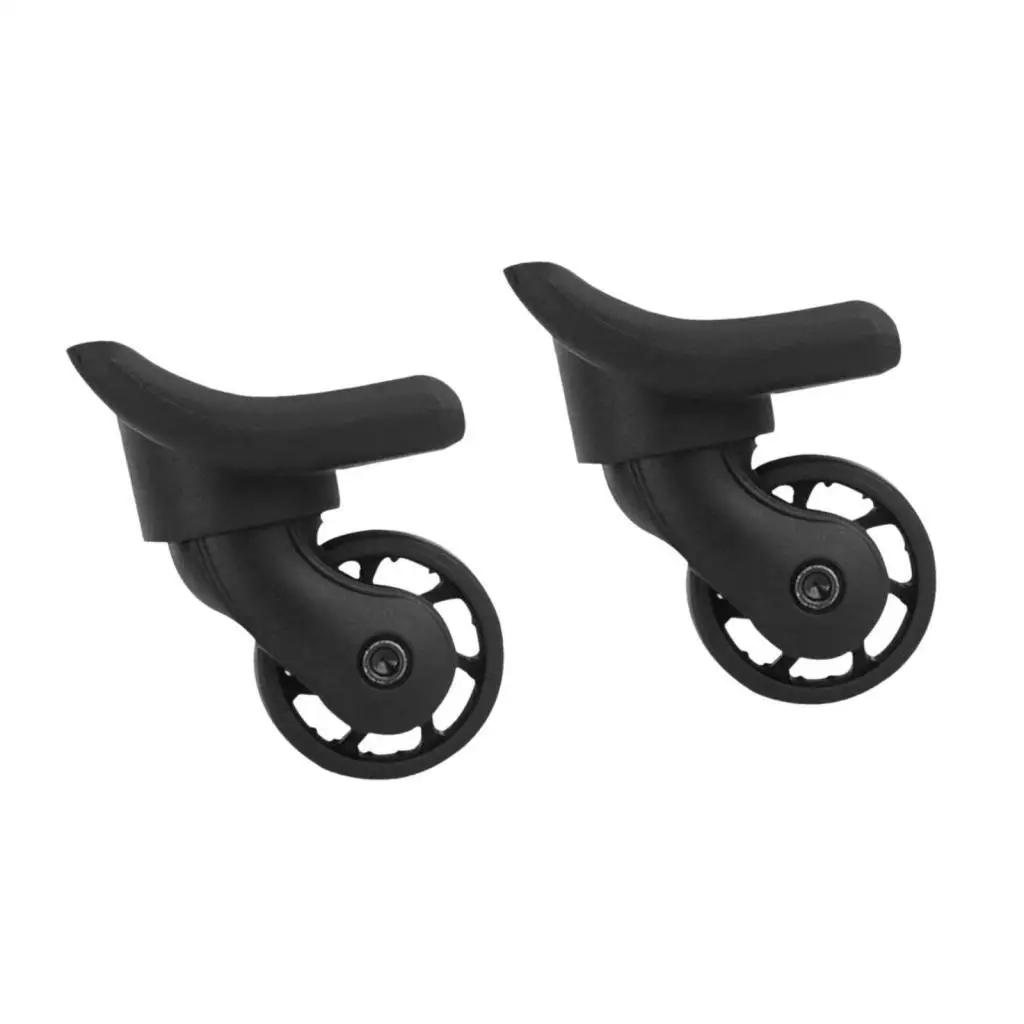 2 szt. Obrotowe o 360 stopni, ciche kółka do walizki, wymienne, wytrzymałe, odporne na zużycie, trwałe kółka obrotowe do torby podróżnej