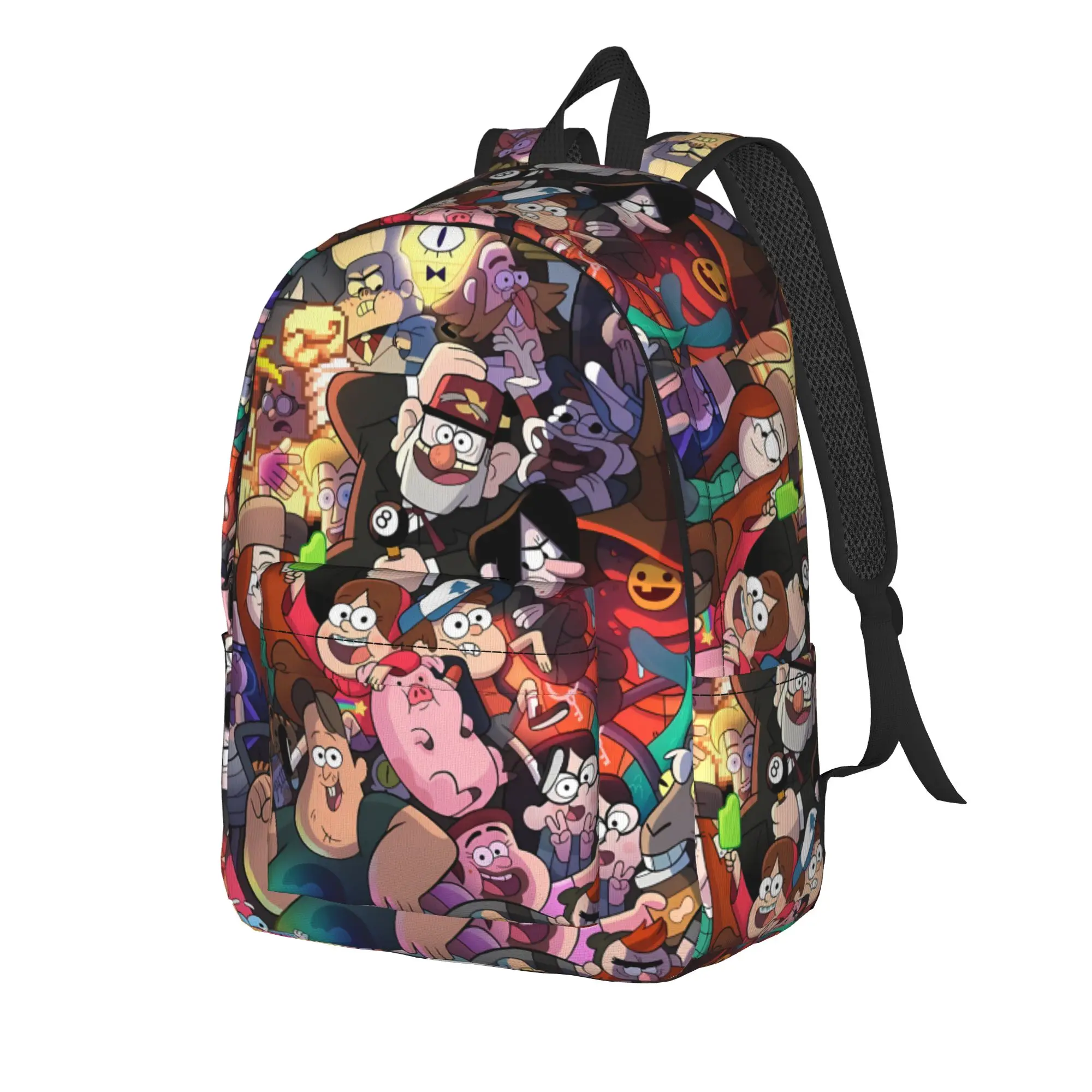 Backpack Gravitys Anime Falls Boy Girl Polyester Travel Backpacks Big Novelty School Bags Rucksack
