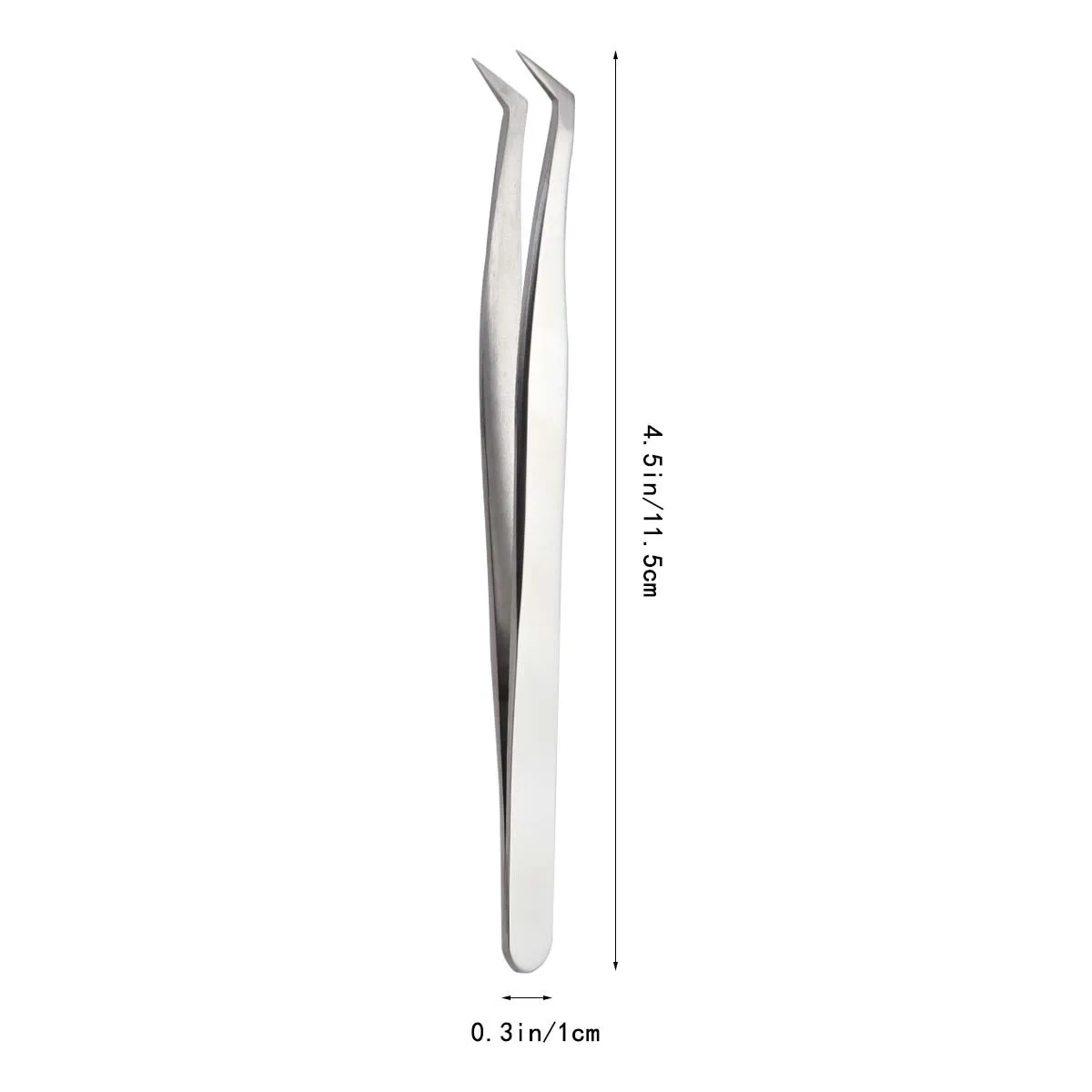 Fake Eyelashes Tweezers Stainless Steel High Precision Lightweight Eyelashes Dedicated Clips for Stage Performance Photo Shoots