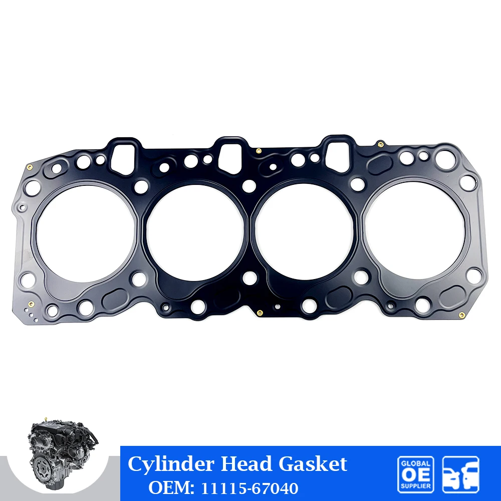 

Прокладка головки блока цилиндров двигателя 1 кг для Toyota Land Cruiser SUV 90 Hi-lux Foluner 3.0TD 1KZTE, автозапчасти, автомобильные аксессуары 11115-67040