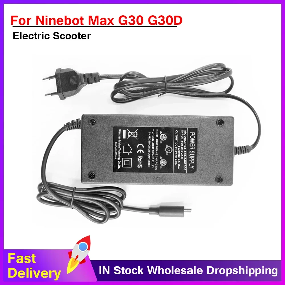 

Monorim EC01 54.6V 2A for Segway Ninebot Max G30 Universal Battery Charger Power 48v for Xiaomi M365/PRO Electric Scooter Parts