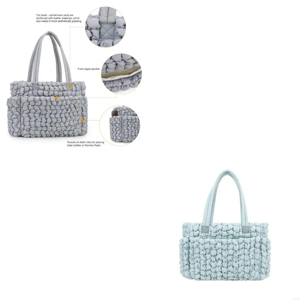 

Fashionable Diaper Bag Water Resistant Large Capacity Baby Essential Organiser