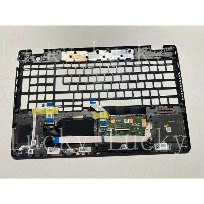 f New for  Dell Latitude 5501 Palmrest Touchpad Smart Card Single Point  A18BM1