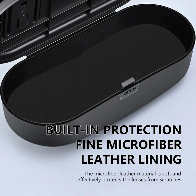 Car Sun Visor Glasses Case Anti-Scratch Sunglasses Storage Box Glasses Holder Organizer Universal for 99% Car Models image 4