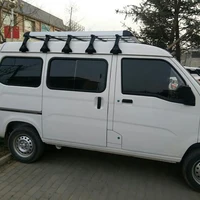 Juego de clips para canalones portaequipajes para barras transversales universales de coche