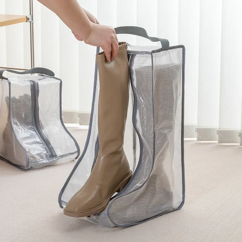 

Simple Boots Dustproof Bag Transparent Waterproof Shoes Storage Pouch Travel Necessary Protection Bootie Holder Accessories Item