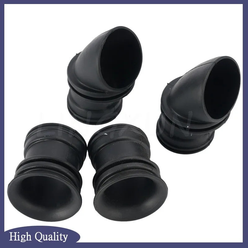 4 PCS Motorcycle Carburetor Interface Intake Airbox Adapter Joint Boots Set 11015-057 11015-063 For Kawasaki KZ550 KZ650