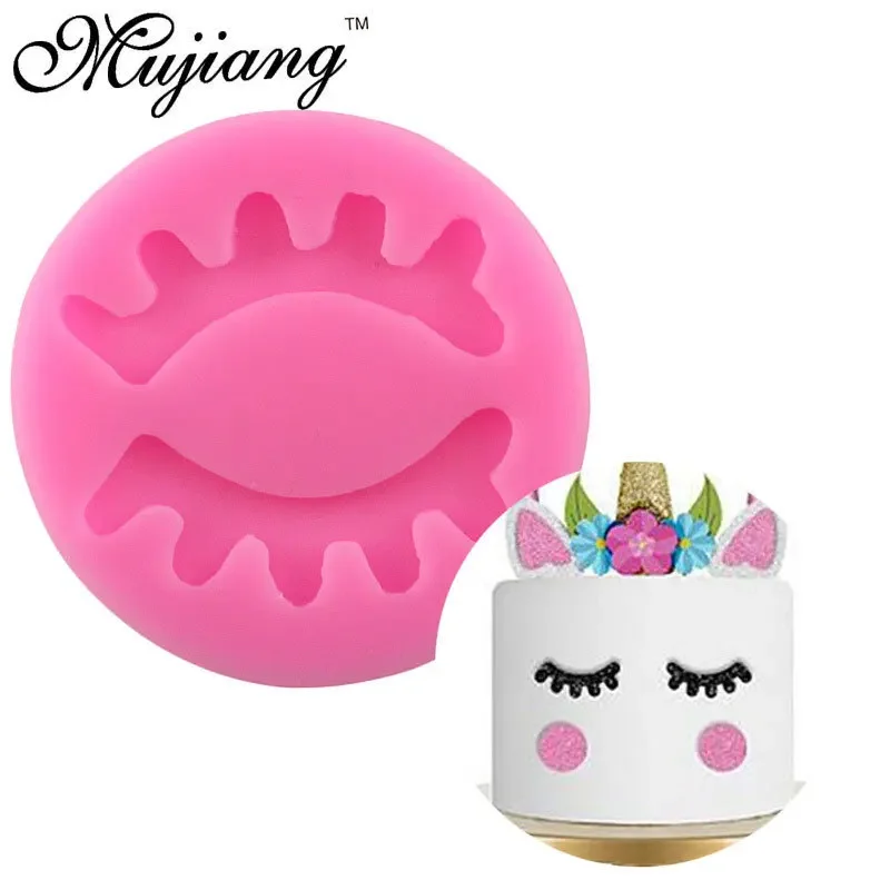 Mujiang DIY Unicornio Cake Silicone Mold Baby Birthday Cake Decorating Tools 3D Unicorn Fondant Chocolate Candy Gumpaste Molds