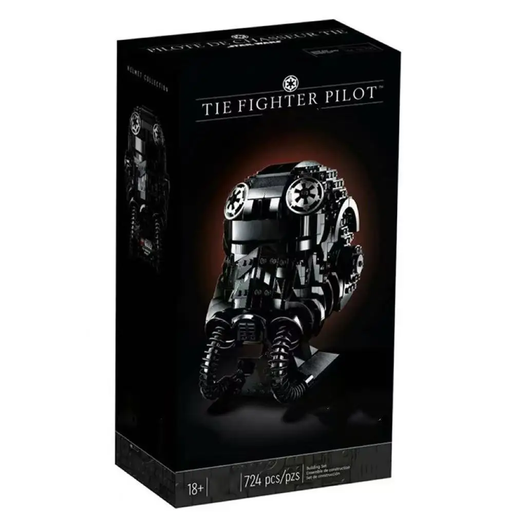 Stormtrooper Vader Casco Blocchi Tie Fighter Casco da pilota Compatibile Assemblare Modello Building Blocks Giocattoli Regali di compleanno per bambini