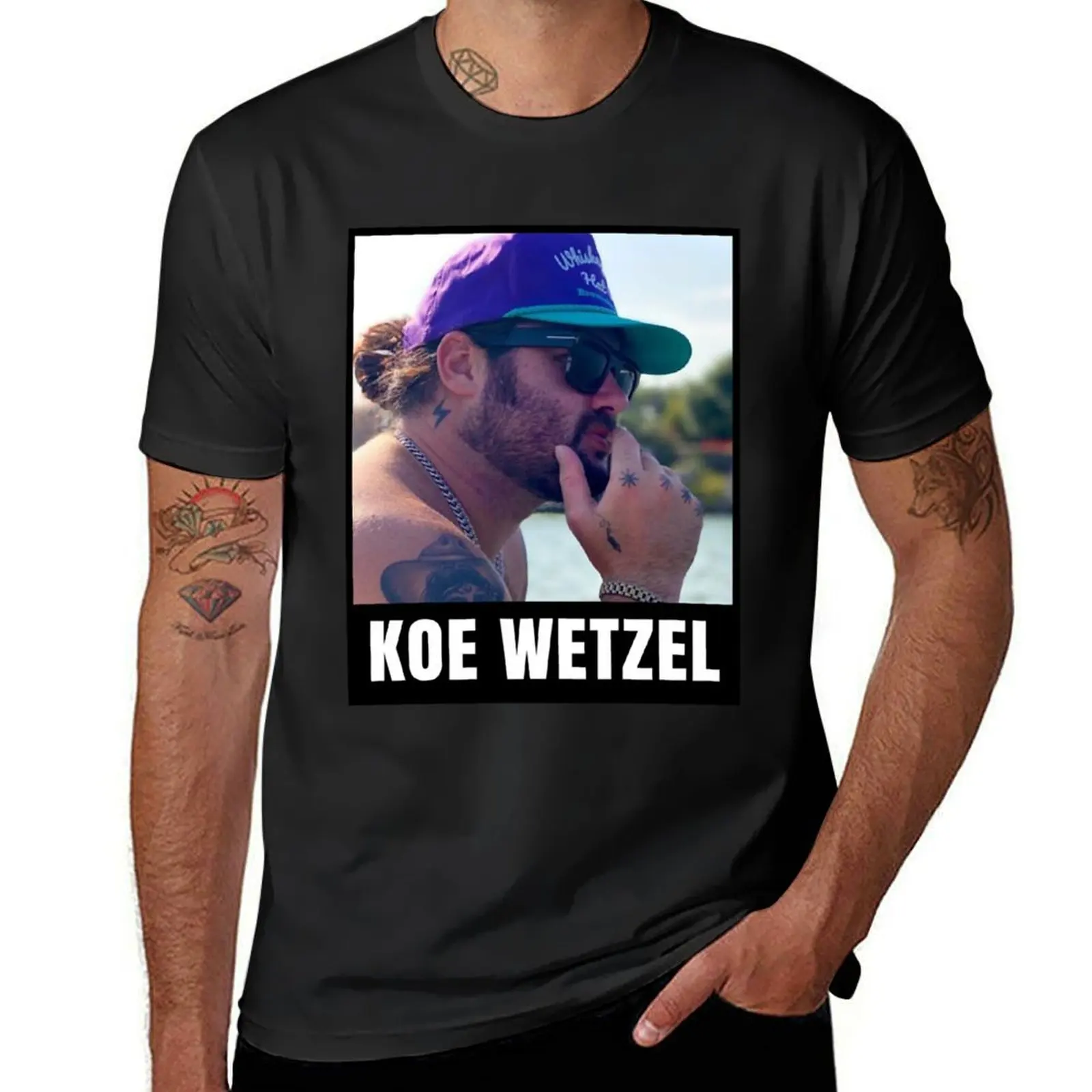 

Funny Gifts For Koe Wetzel Gift For Fans T-Shirt oversizeds anime stuff graphic shirts mens t shirt graphic