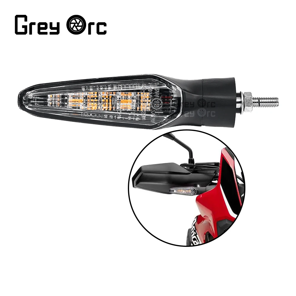 

Motorcycle Turn Signal LED Blinker Amber Indicator Waterproof LED Lamp 7V or 12V For Honda CRF 1000 CRF 1000L Africa Twin