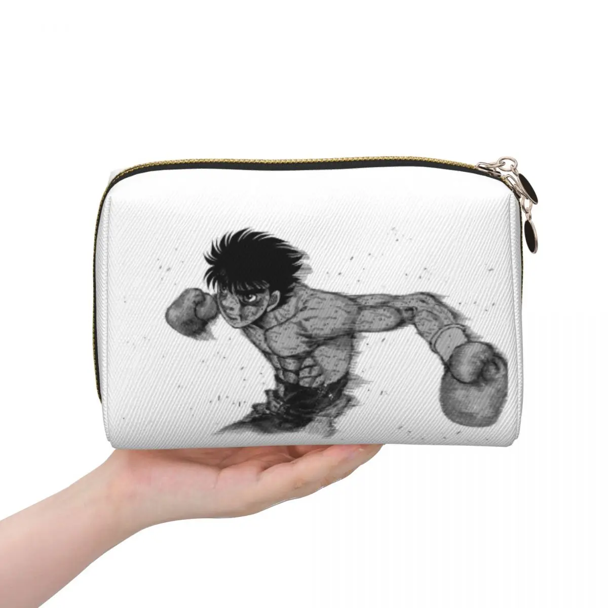 Hajime No Ippo Alfombrilla Anime Women Cosmetic Bag Travel Makeup Organizer Pouch Toiletry Storage Dopp Kit Case