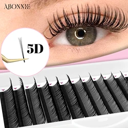 Abonnie 5D Flower Lash Extensions Individual Lashes Volume Soft 5D Flowering Fairy False Easy Fans Volume Eyelashes