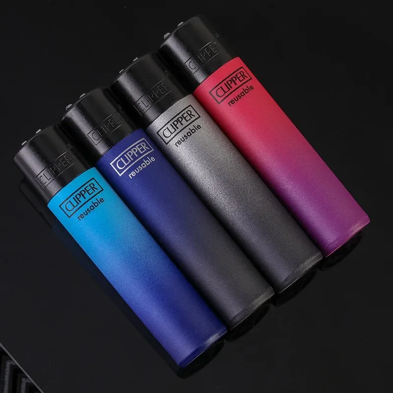 

CLIPPER Металлический градиентный распылитель, мини-легкий портативный шлифовальный круг, зажигалка с открытым пламенем, индивидуальная ссылка