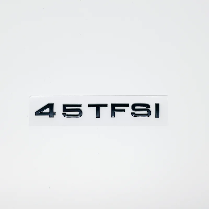 Buchstaben 30TFSI 35TFSI 40TFSI 45TFSI 50TFSI 55TFSI Zahlen Emblem für A1 A3 A4 A5 A6 A7 A8 Q2 Q3 Q5 Q7 Q8 S7 – Detail 3