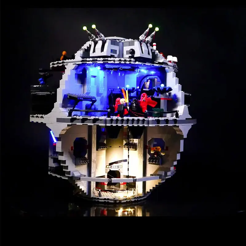 Kit de luz LED para LEGO 75159 Death Star compatible con 81061, Idea de lámpara, regalo DIY (no incluye bloques de construcción, Kits de ladrillos, juegos de modelos)