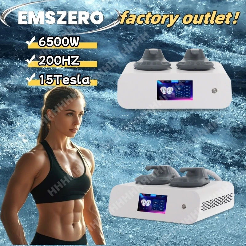 

Newest Portable RF Power 6500W Weight Loss Muscle Stimulating Fat Removal Body Sculpt Machine EMSzero