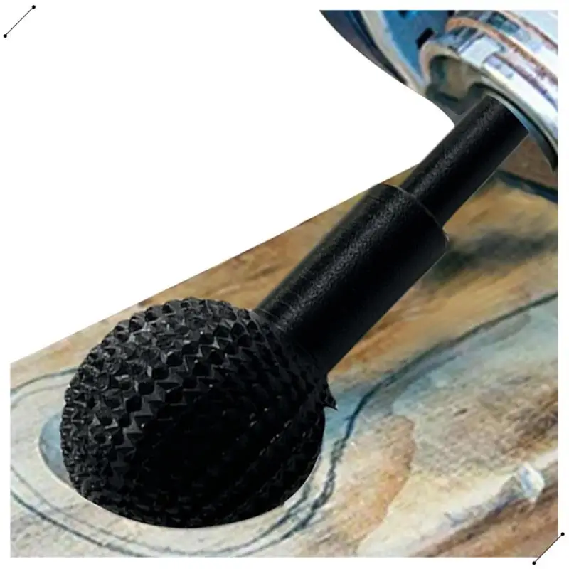 Ball Rotary Burr, 10Mm Woodworking Rotary File, Wood Carving Tool Rotary Burr Sharpener For Wood Mark Engraving, Durable Silver