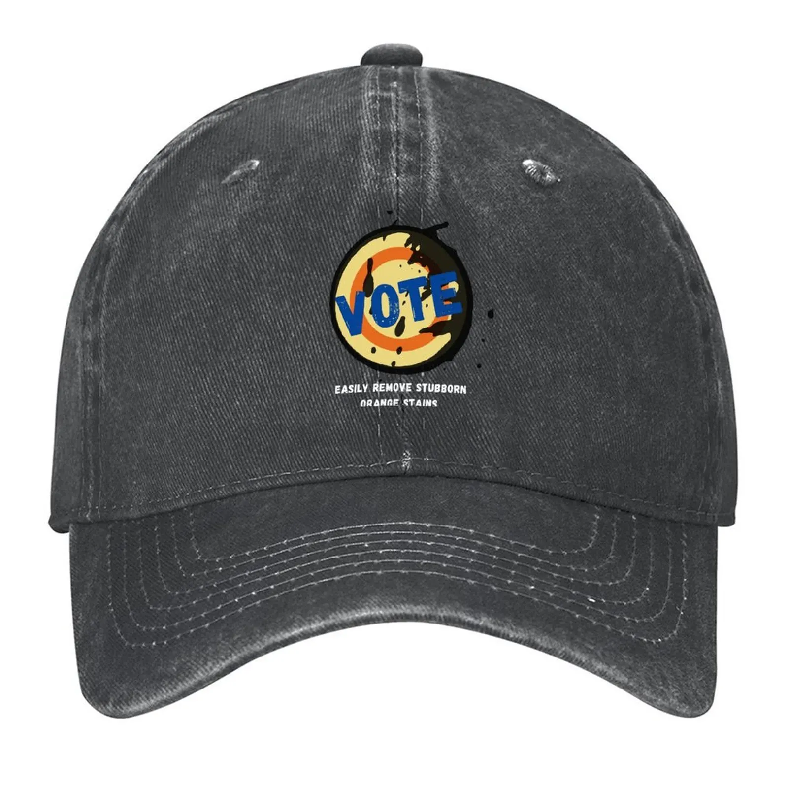

Vote To Easily Remove Stubborn Orange Stains Baseball Cap Hat Beach Sunscreen fun hats custom Hat Women's Hats Men's