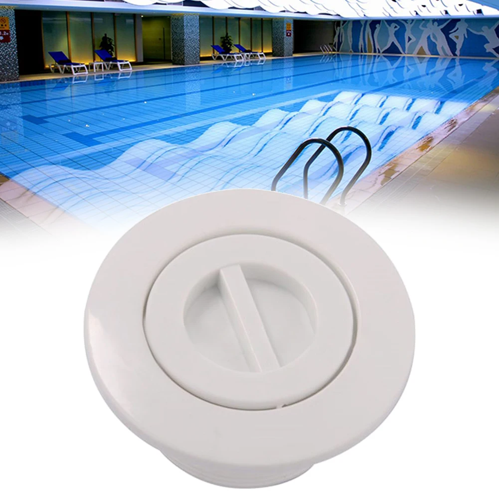 Swimming Pool Suction Outlet Pool Vacuum Lock Pool Nozzle Drain Vacuum Fittings Pool Water Treat ment Equipment white