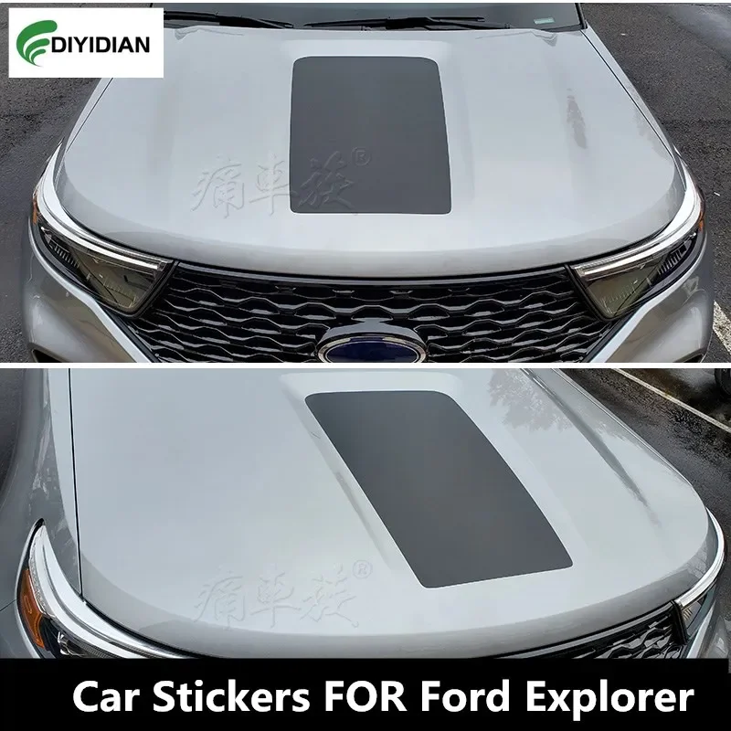 

Car Stickers FOR Ford Explorer Hood Modification Decoration Fashion Sports Decal Applique Film accessories