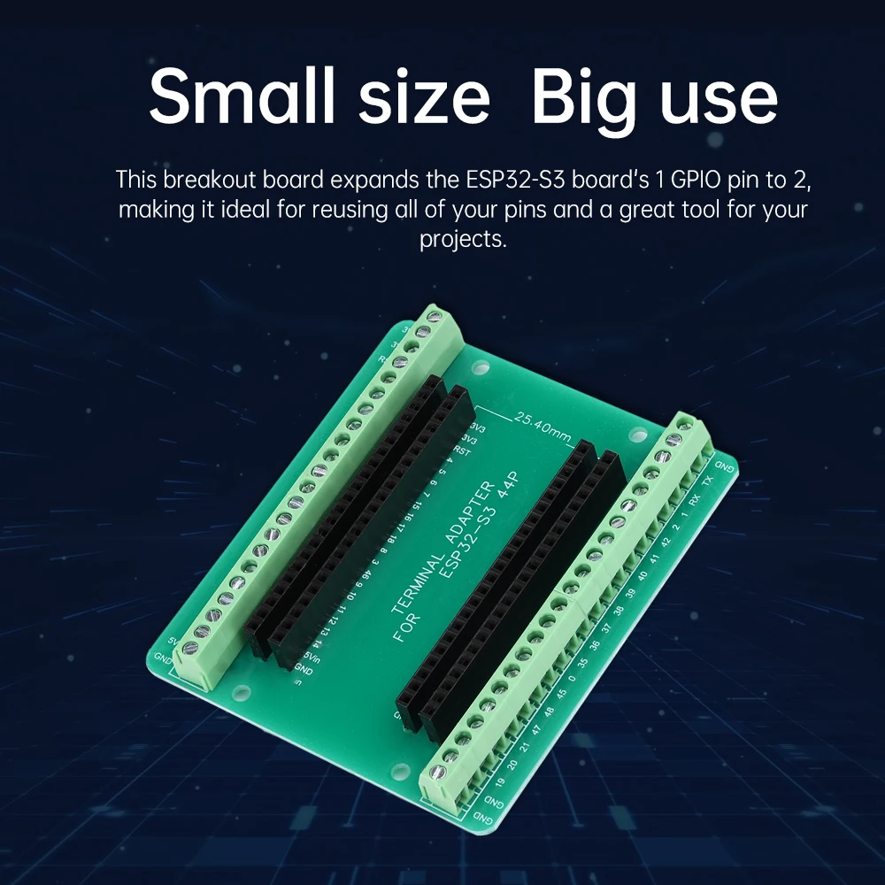وحدة لوحة توسيع AU GPIO ، لوحة تطوير ، 44Pin ، مناسبة لـ N8R2 ، N16R8