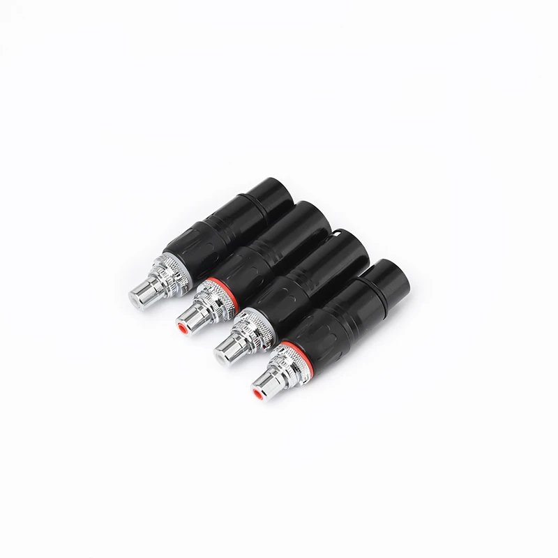 

ATAUDIO RCA to XLR Adapter New High Quality Rhodium Plated Balanced Cable Plug Connector RCA Female to XLR Male/Female Socket