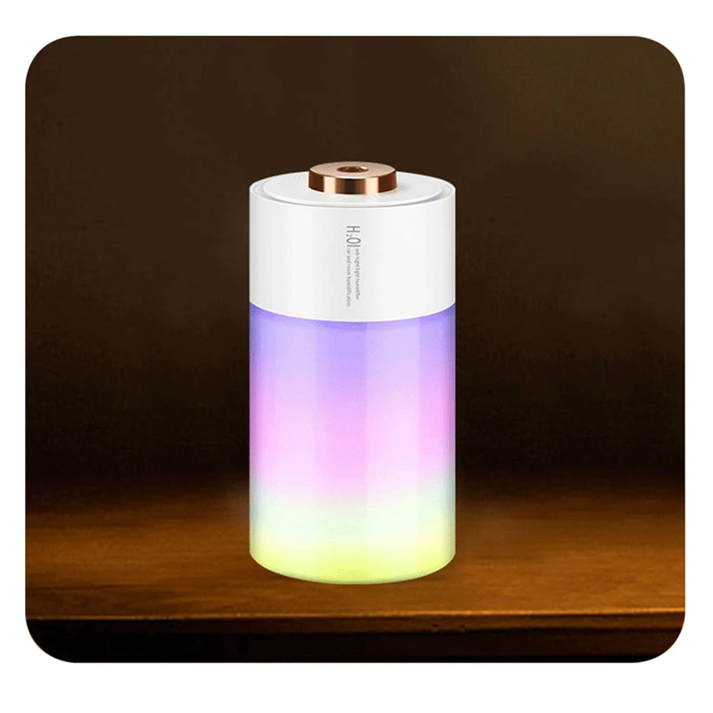 AD-300ML USB Silent Air Humidifier Gentle Night Light Aroma Diffuser Continuous/Intermittent Spray Can Work For Home Car