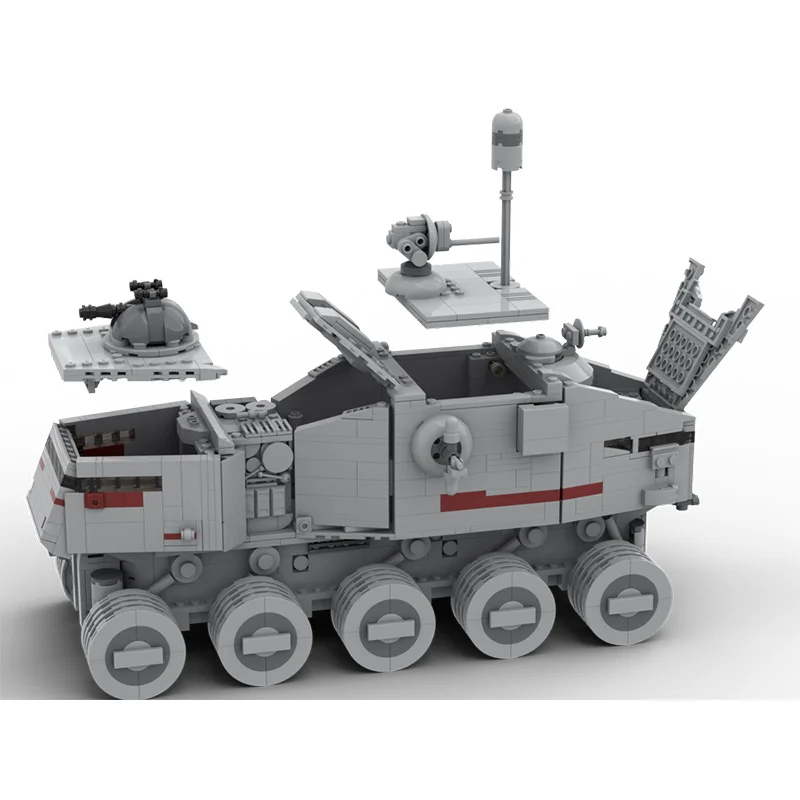 1408 Uds Star Battle MOC clon Turbo tanque bloques de construcción modulares, modo de vehículo militar DIY juguete para regalo educativo